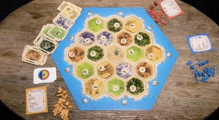 The Settlers of Catan classic board game